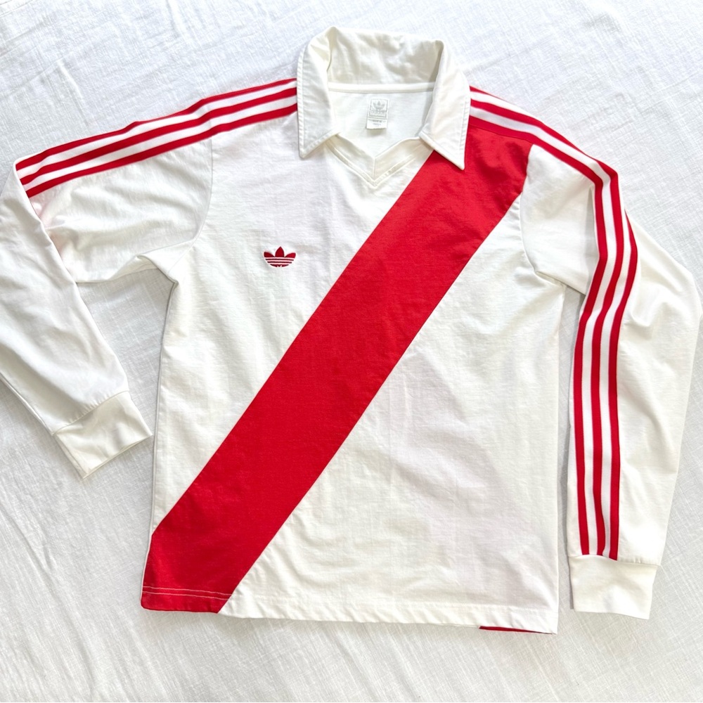 Adidas Originals Peru 1978 Retro Jersey – Korea Release,River Plate Style,Size L